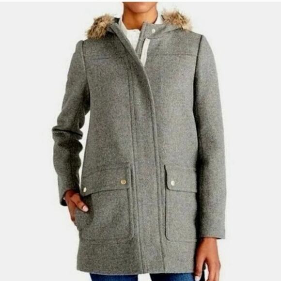 J. Crew Jackets & Blazers - J. Crew Vail Parka Wool Coat 8